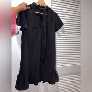 Mini black dress